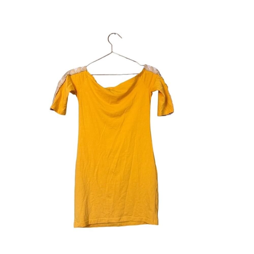 Kappa Mora Yellow T-Shirt Dress - Size Small - Picture 6 of 6